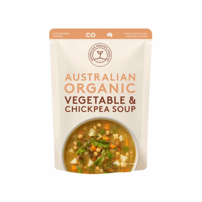 Organic Vegetable & Chickpea Soup 350g