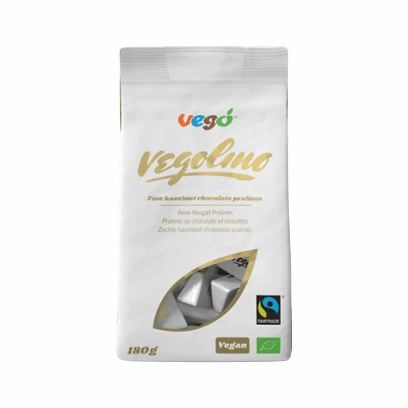 Vegolino Hazelnut Chocolate Pralines 180g
