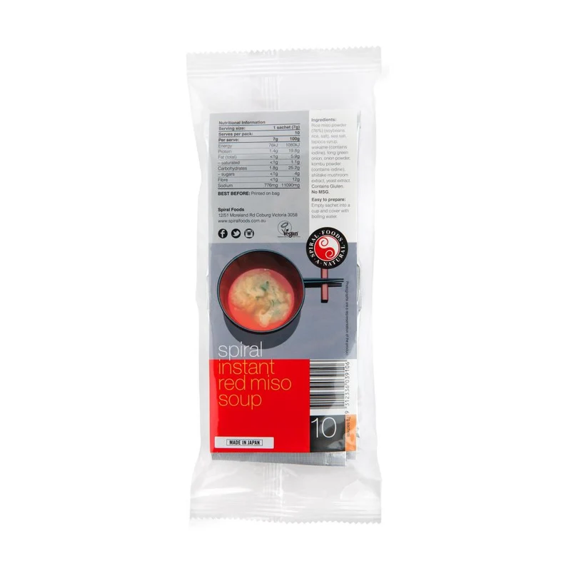 Instant Red Miso Soup 10pk 7g