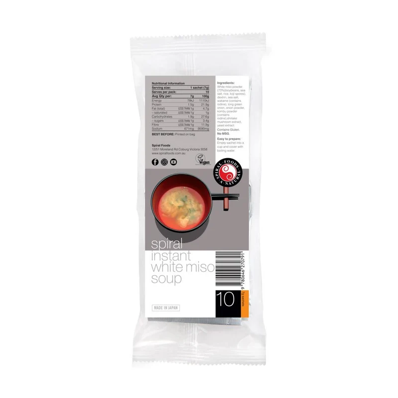 Instant White Miso Soup 10pk 7g