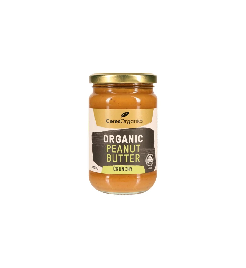 Organic Peanut Butter Crunchy 300g