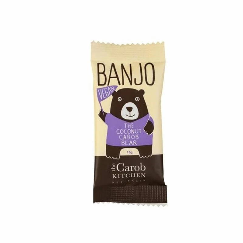 Banjo Vegan Coconut Carob Bear 15g