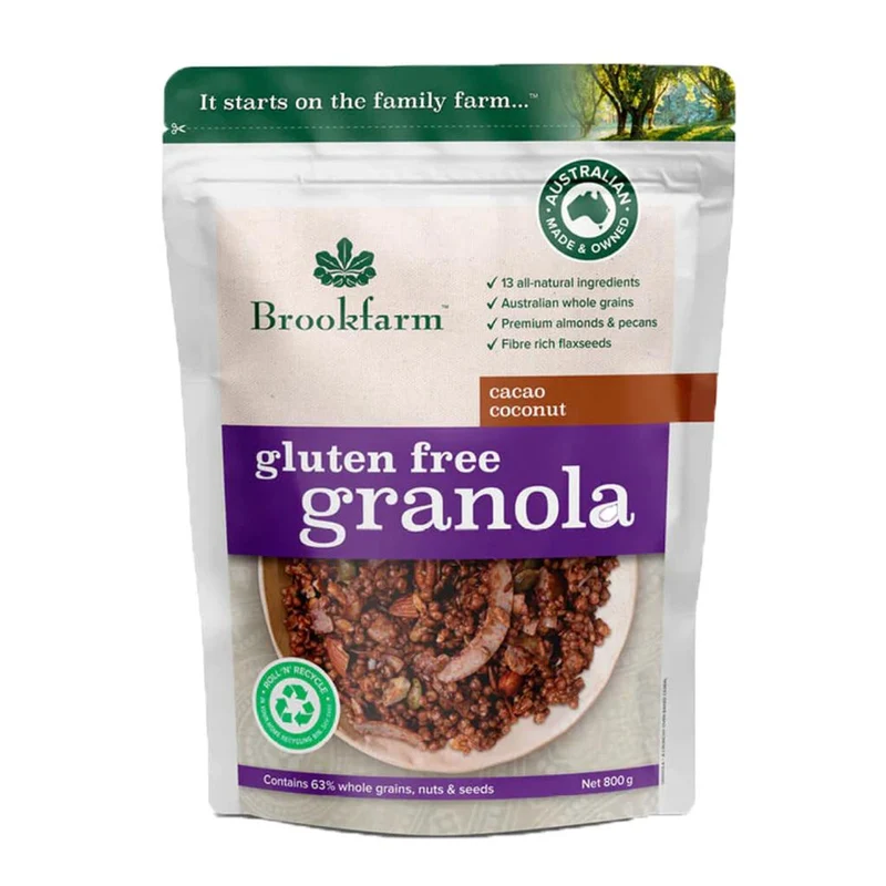 Cacao Coconut Gluten Free Granola 800g