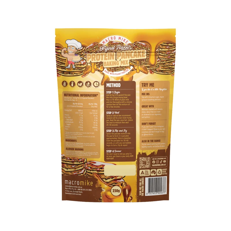 Original Protein Pancake Baking Mix 250g