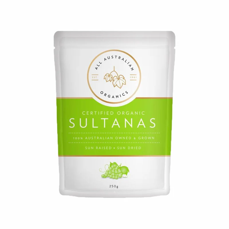 Organic Sultanas 250g