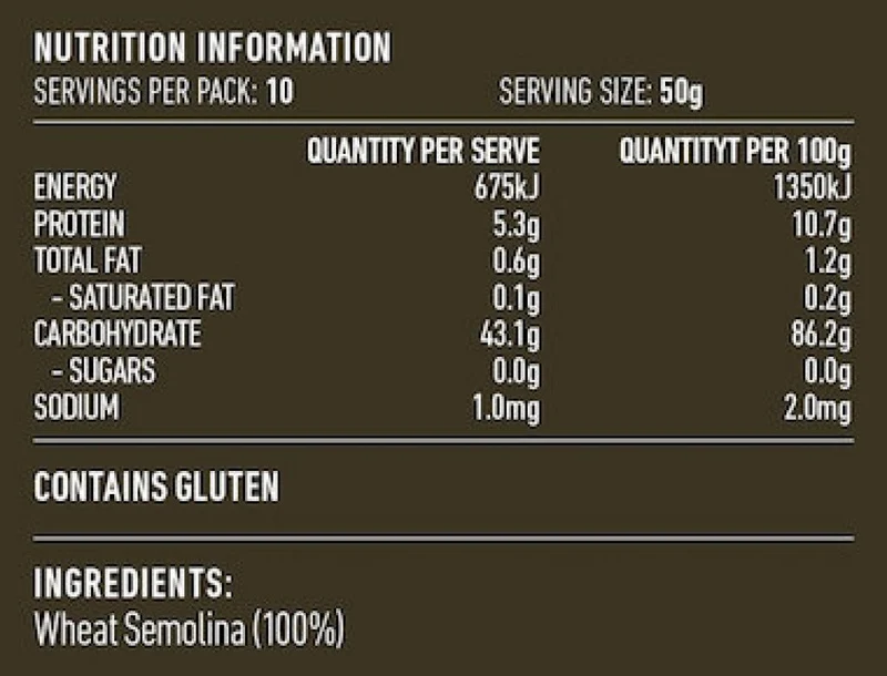 Semolina Fine 500g