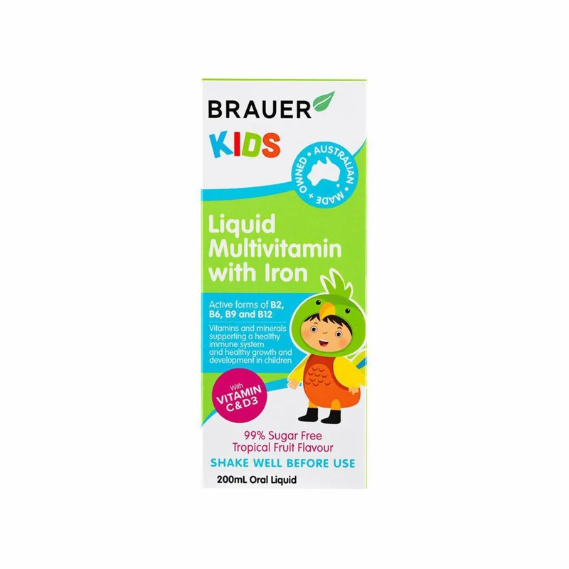 Baby & Kids Liquid Multivitamin with Iron 200ml