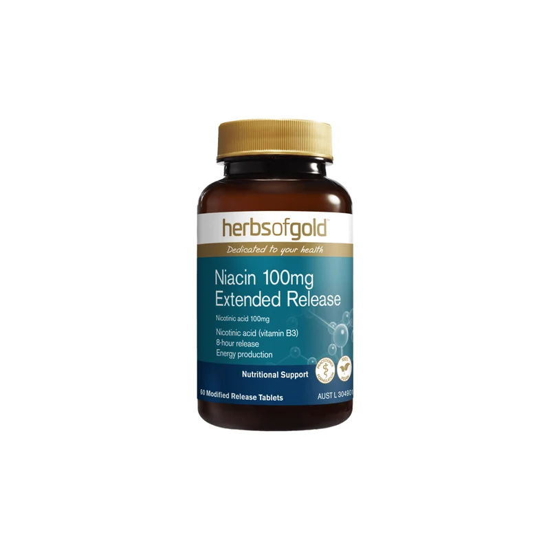 Niacin 100mg Extended Release 60t