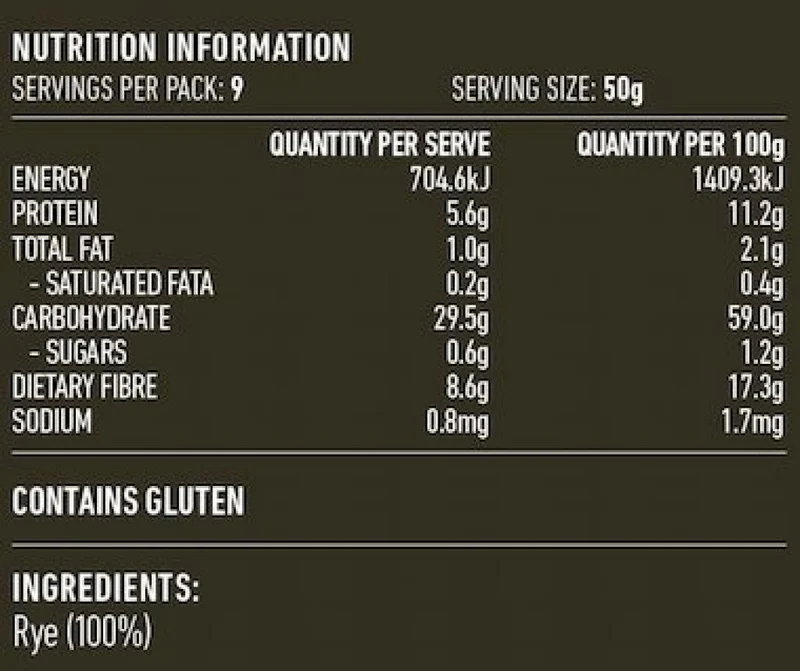 Rye Flakes Rolled 450g