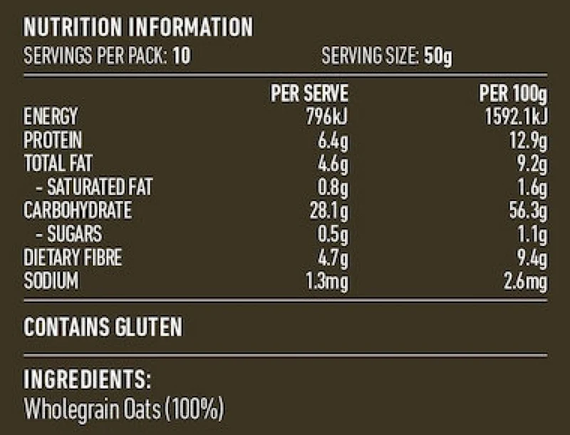 Steel Cut Oats 500g