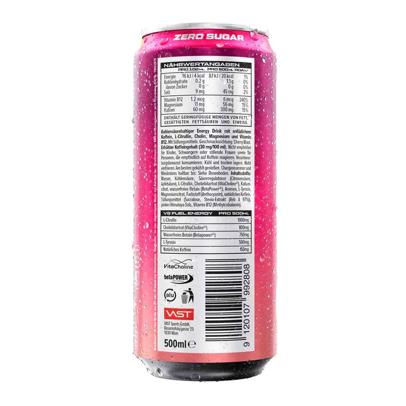 Vast V8 Fuel Energy Drink 500ml