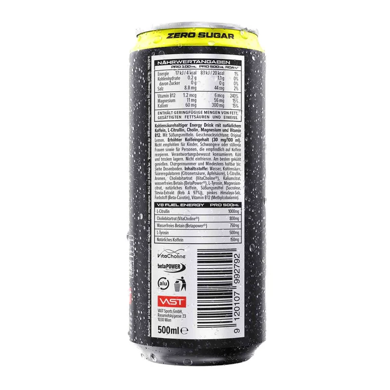 Vast V8 Fuel Energy Drink 500ml