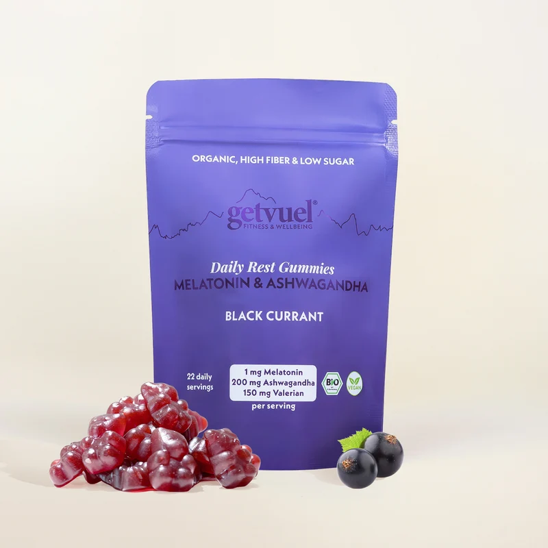 Bio - Daily Rest Gummies - Black Currant - Melatonin & Ashwagandha