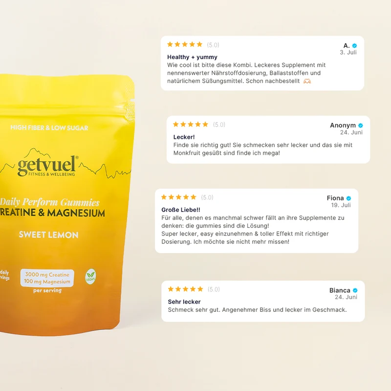 Daily Perform Gummies - Sweet Lemon - Creatine & Magnesium