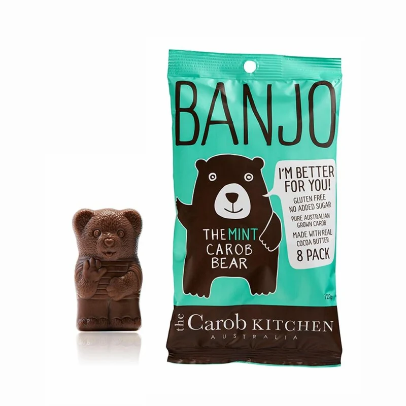Banjo The Mint Carob Bear 8pk 120g