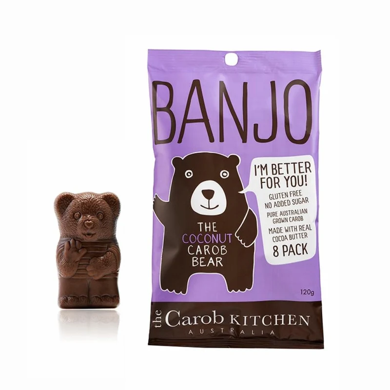Banjo The Coconut Carob Bear 8pk 120g