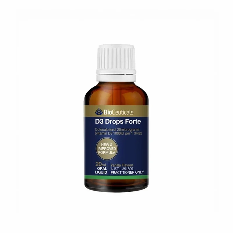 D3 Drops Forte Vanilla 20ml