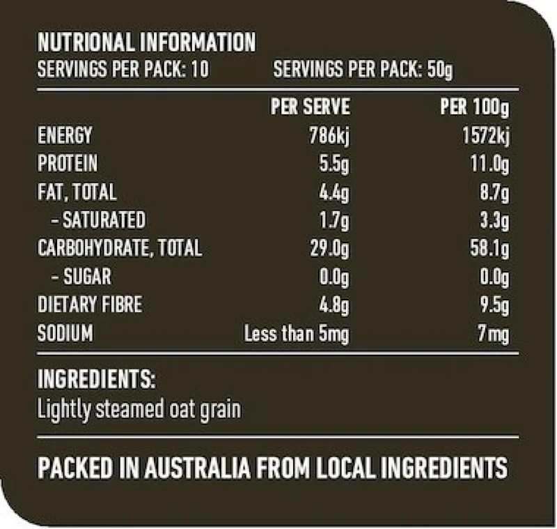 Organic Quick Oats 500g