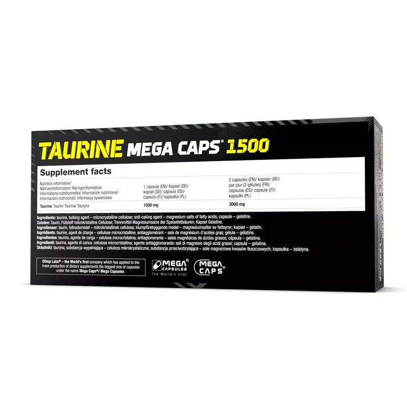 Olimp Taurine Mega Caps 120 Kapseln