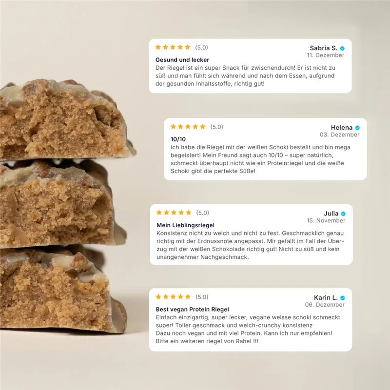 White Peanut Crunch High Protein Bar
