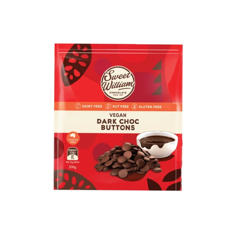 Dark Chocolate Baking Buttons 300g