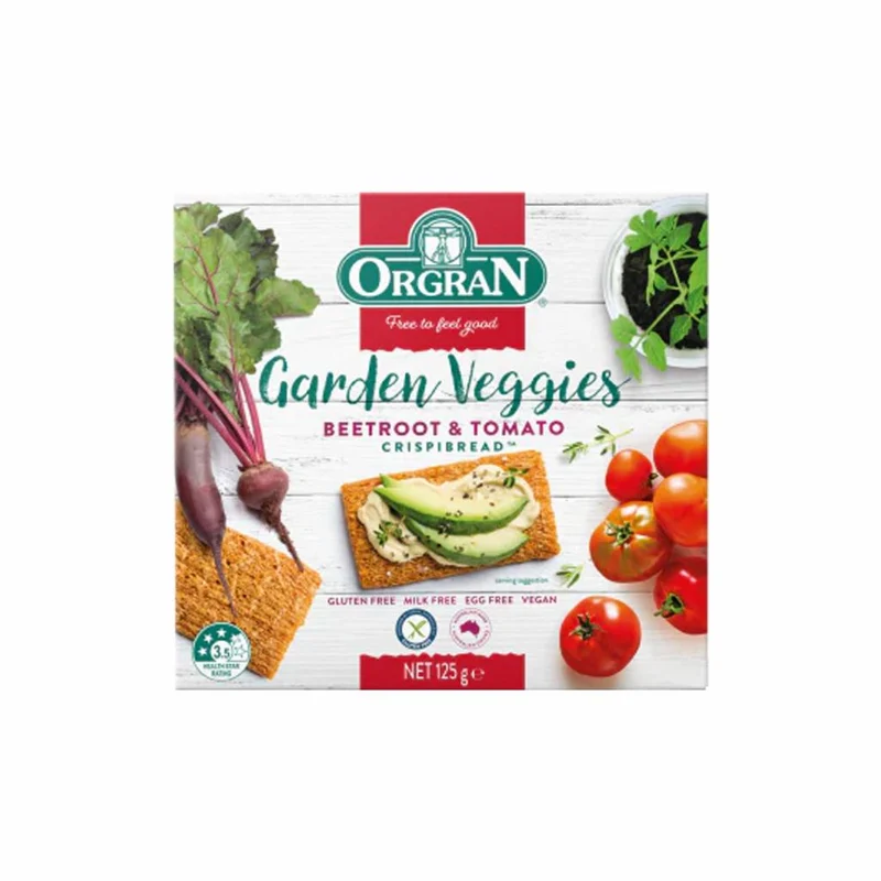 Beetroot & Tomato Crispibread 125g