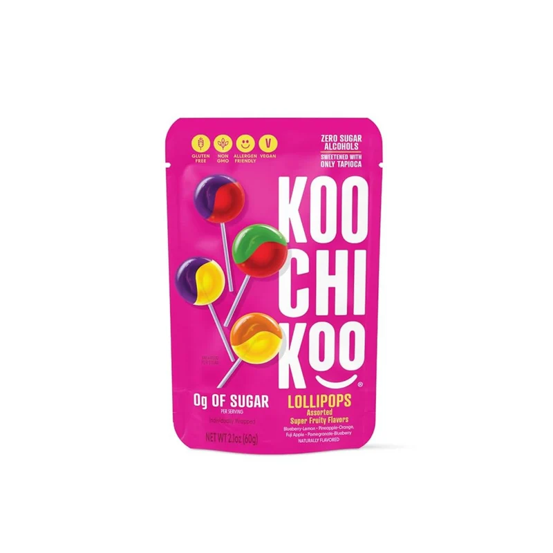 Mixed Lollipops No Added Sugar 62g