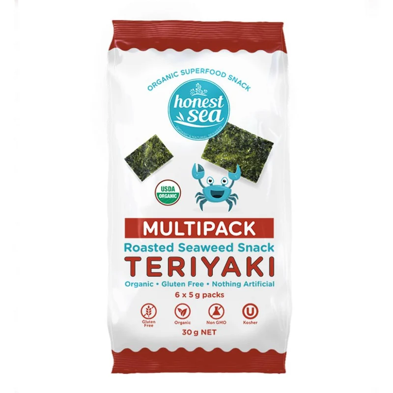 Multipack Seaweed Snack Teriyaki 6pk 30g