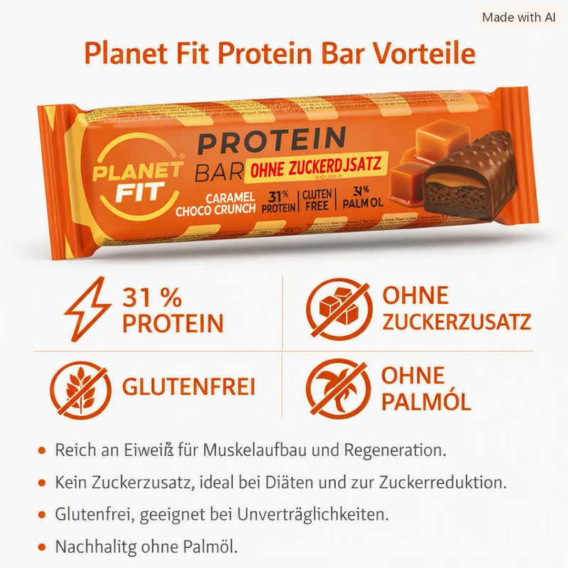 Protein Caramel Schoko Crunch