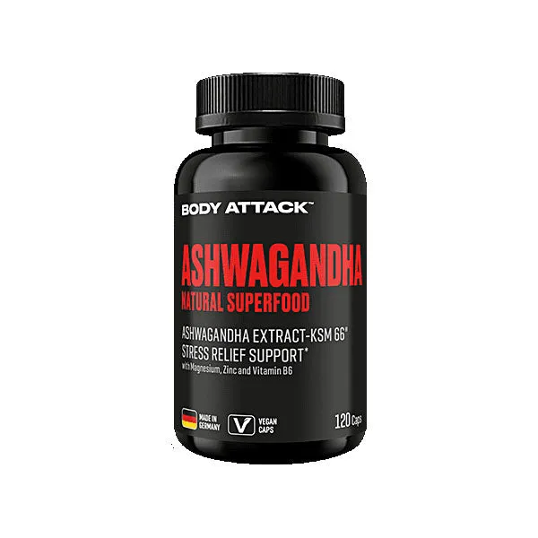 Body Attack Ashwagandha 120 Kapseln