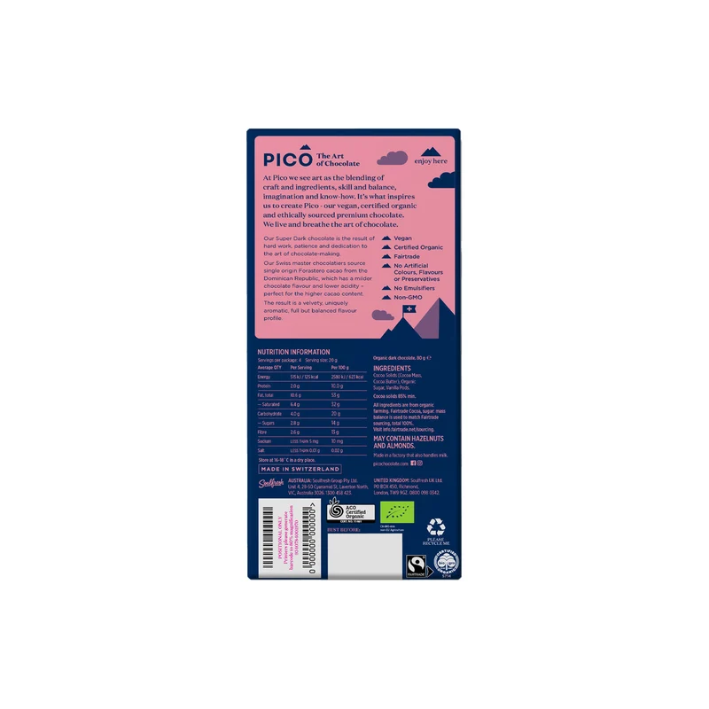 Super Dark Chocolate 80g