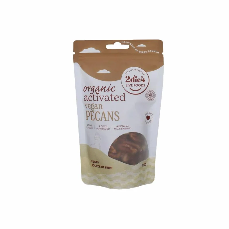 Organic Activated Vegan Pecans 120g