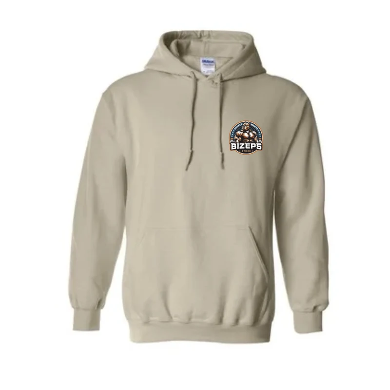 Bizeps Store Hoodie Sand