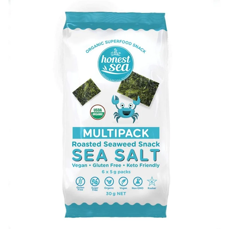 Multipack Seaweed Snack Sea Salt 6pk 30g