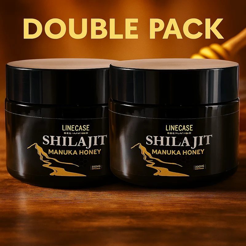 Linecase -Shilajit Manuka Honig Doppelpack 2x 30g| Shilajit Honig| Shilajit Harz