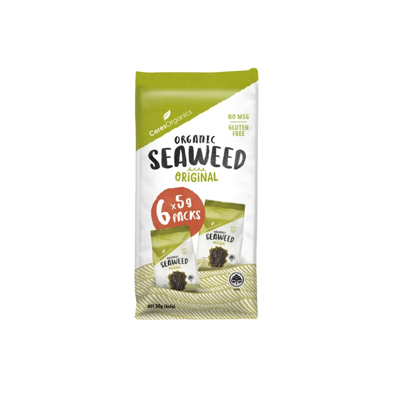 Organic Original Seaweed 6pk 30g