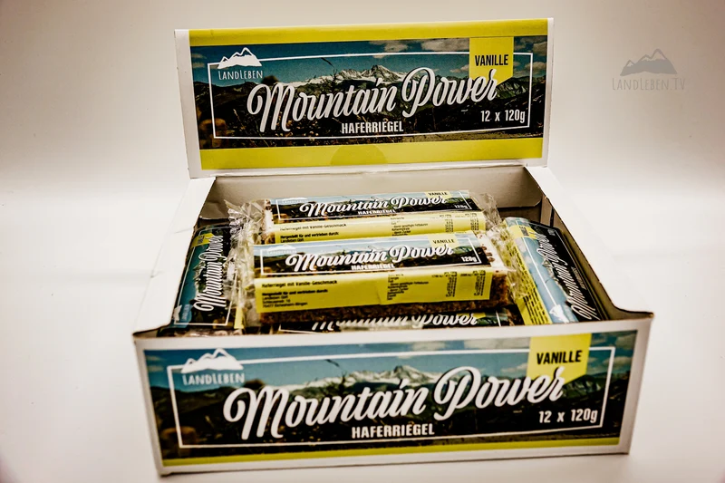 Mountain-Power Haferriegel BIG BOX (Vanille)