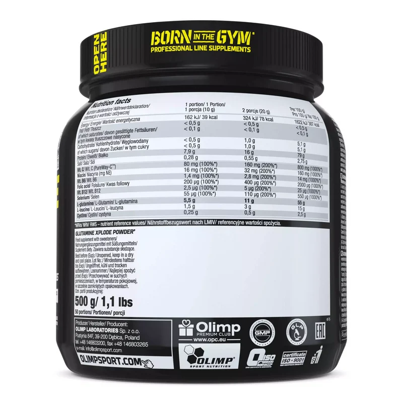 Olimp L-Glutamine Xplode 500g Pulver