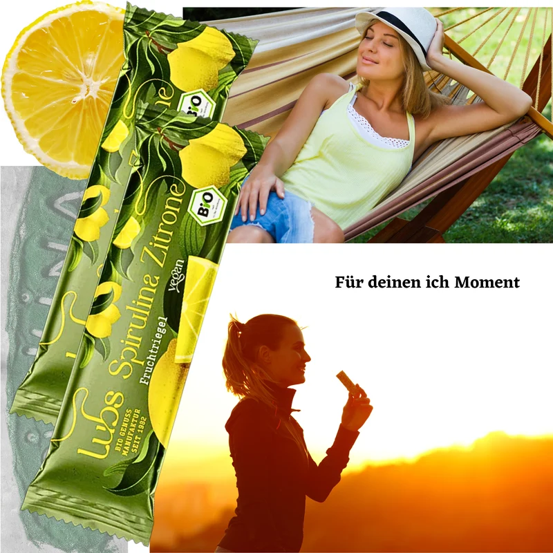 Lubs Fruchtriegel Bio Spirulina+Zitrone