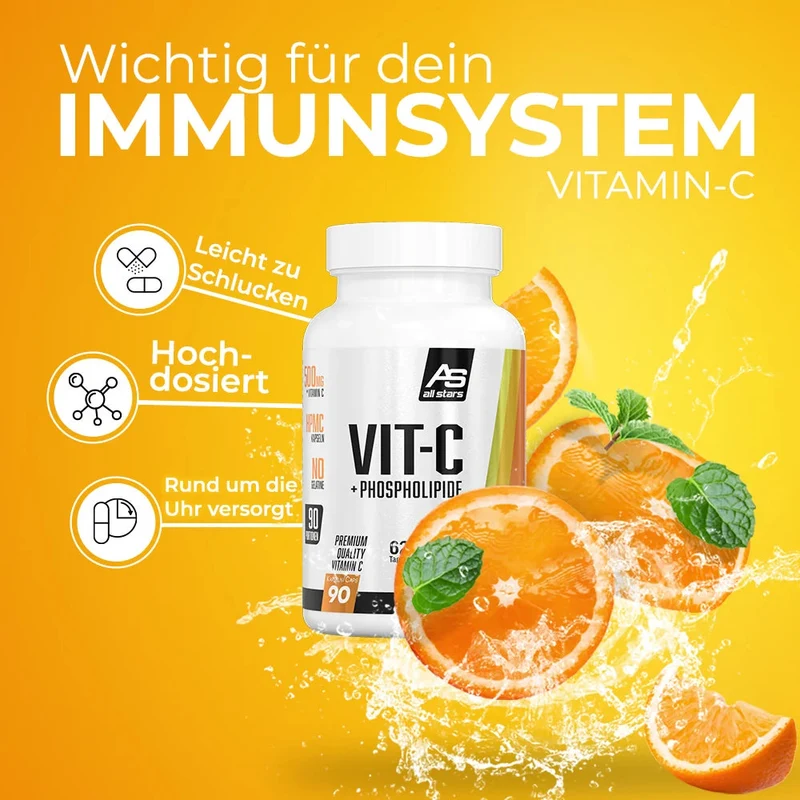 All Stars Vitamin C 90 Kapseln