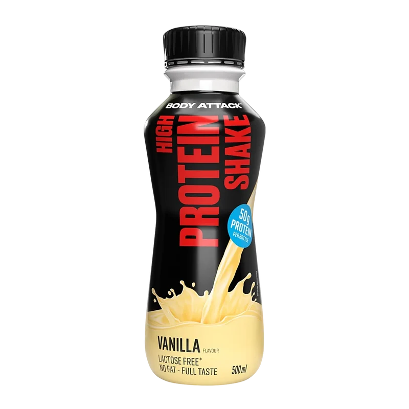 Body Attack High Protein Shake 500ml Flasche